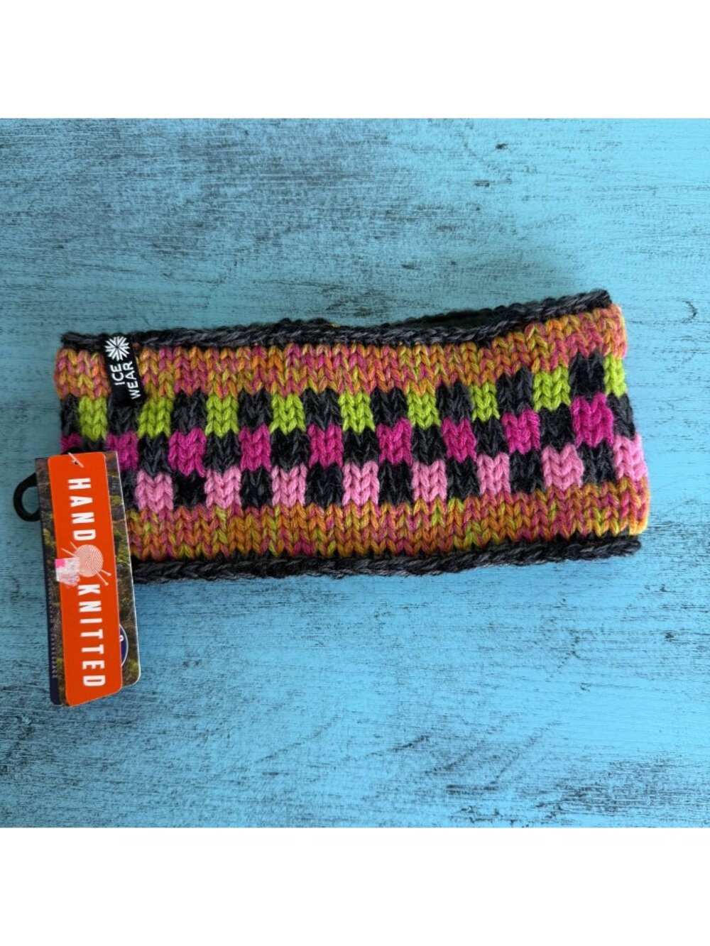 Icewear Valey Hand Knitted Wool Headband with Polyester Lining NWT